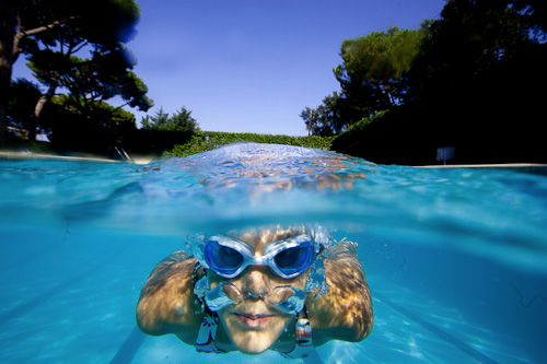 Lentilles de contact et plage