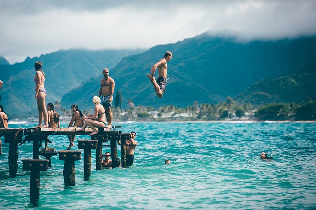 natation lentilles de contact