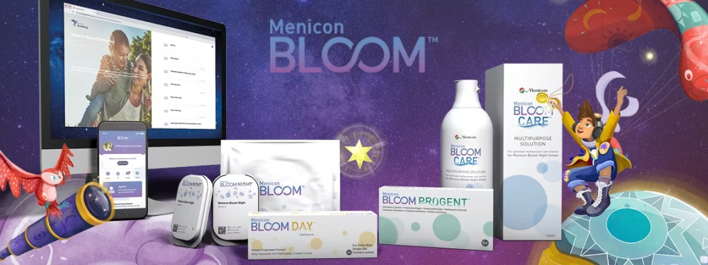 lentilles de nuit menicon bloom Dencott