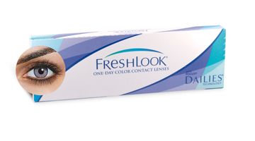Lentilles de contact Freshlook Day Grey (Gris bleu) Dencott