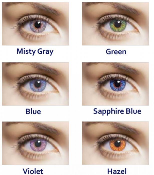 Lentilles de contact Freshlook Colors Green (vert) Dencott
