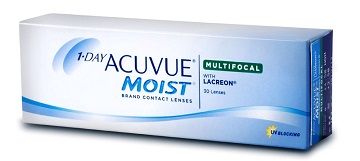 Lentilles de contact One Day Acuvue Moist For Presbyopia 30 Dencott