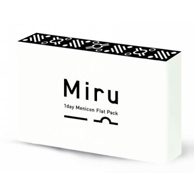 Menicon Miru 1 day Flat Pack boite de 3 x 30 lentilles