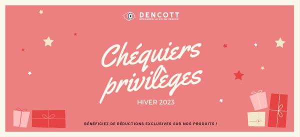 Vos chèques privilèges Hiver 2023 sont arrivés !