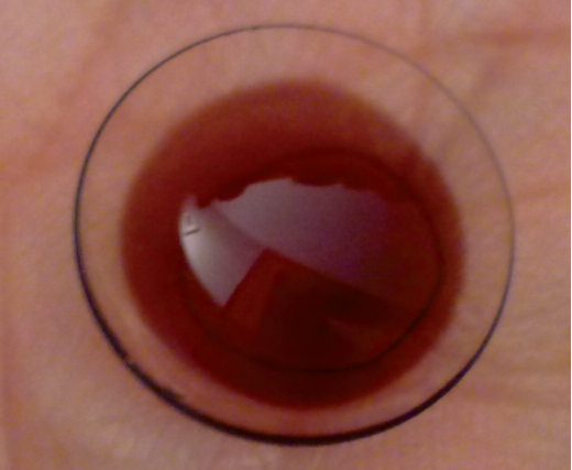 lentille souple hydrophile colorée marron moyen